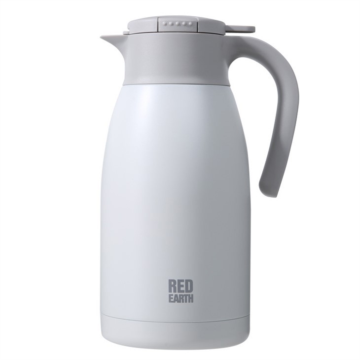 وعاء قهوة معزول بالتفريغ مع زر ضغط علوي