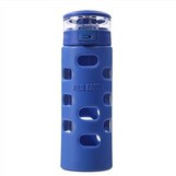 قابلة لإعادة الاستخدام BPA زجاجة شرب الماء الزجاجي المجاني